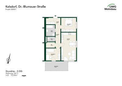 Kalsdorf Bau 3 - geförderte Miete - 3 Zimmer