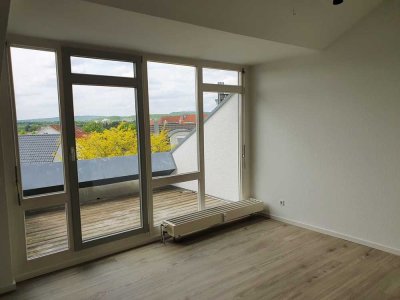 Moderne 2-Raum-DG-Wohnung mit Balkon und Einbauküche in Aichtal