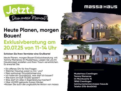 Tag der offenen Tür im Musterhaus Cremlingen am 20.07 11-14Uhr