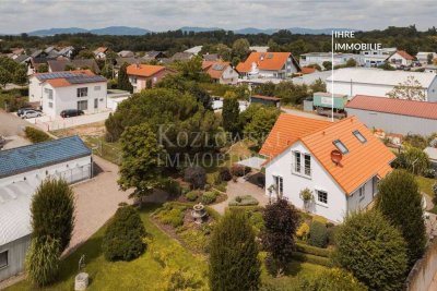 Wohn-Gewerbeidylle im Mischgebiet - Einfamilienhaus mit Halle auf 1800 qm Areal!