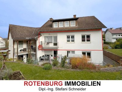 RESERVIERT - 3-Zimmer-Wohnung mit Balkon und Gartenteil in ruhiger Wohnlage in Bad Hersfeld