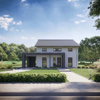 NEUBAU | Lichtdurchflutet & modern: Schlüsselfertiges Einfamilienhaus inkl. Küche & Doppelgarage
