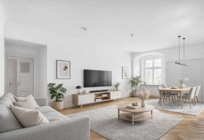 STILVOLLE 3 ZIMMER WOHNUNG MIT SONNENBALKON IN CHARMANTER GRÜNDERZEITVILLA AUF EINEM PARKGRUNDSTÜCK