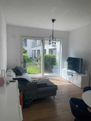 München - Am Friedensengel-Haidhausen "Tröger Höfe"! Moderne 2-Zi.-Erdgeschoss-Wohnung in München