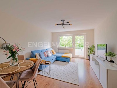 Attraktive 2-Zimmer-Wohnung mit Balkon in zentraler Lage