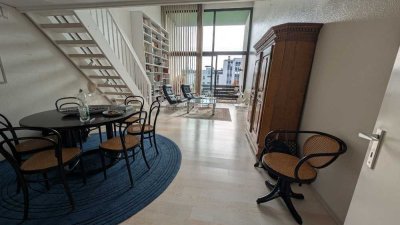 Ihr Rückzugsort im Grünen – luxuriöse Maisonette mit Sauna, Pool und Dachterrasse