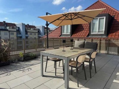 Elegantes 2-Zimmer-Penthouse mit Dachterrasse – Schwabing-West, ruhig & urban