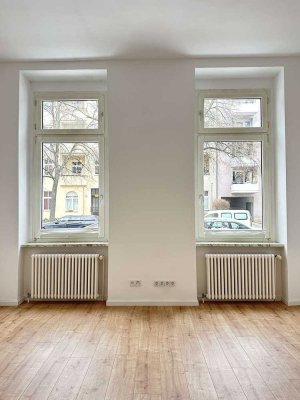 Bezugsfreie, lichtdurchflutete 1-Zimmer-Erdgeschosswohnung in attraktiver Reinickendorfer Kiezlage!