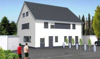 Moderne Doppelhaushälfte in massiver Bauweise in Lampertheim