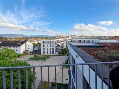 Exklusive 4-Zimmer-Penthouse-Wohnung in Ladenburg mit Terrassen-Blick über Stadt und Land