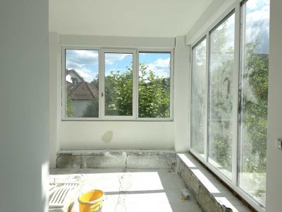 Exklusive Mietwohnung in kernsanierter Jugendstilvilla mit Neckarblick und Wintergarten