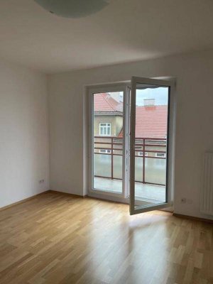 unbefristete, frisch renovierte 3-Zimmer Wohnung mit Balkon nahe Donauzentrum