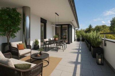 Modernes Penthouse mit großzügiger Dachterrasse in Wiesbaden Sonnenberg