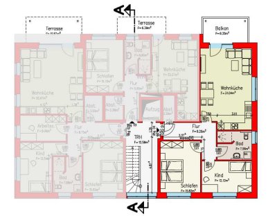 Neubauwohnung (79 qm) in Melle-Gesmold (inkl. Stellplatz und Küche)