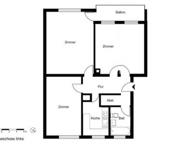 Provisionsfrei freie 3 Zimmer Wohnung