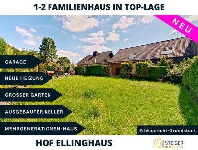 Einfamilienhaus für zwei Generationen mit ausgebautem Keller, Garten und Garage in TOP-Lage!