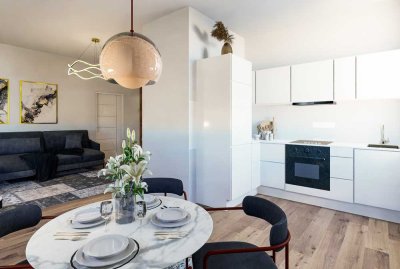 Exklusive Stadtvilla: Luxuriöse 2,5-Zimmer-Wohnung
im 1. OG mit zeitlosem Flair!