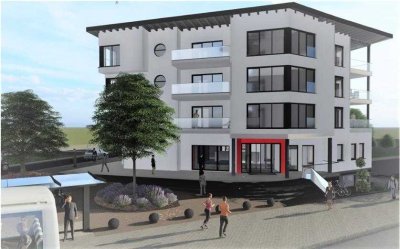 3-R-Wohnung im neuen, hochwertigen Wohn- und Geschäftshaus