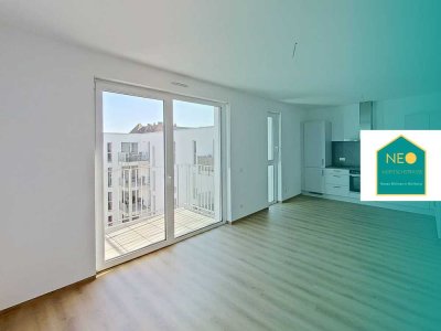 ++ Große 4-Zimmer-Wohnung mit 2 Balkonen, 2 Bädern und EBK im Neubauprojekt NEO ++