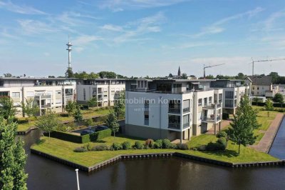 Maritimes Wohnen in bester Wohnlage am Turmkanal! Exkl. Penthouse- Wohnung mit Garage, Fahrstuhl, Ab