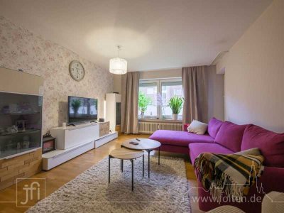 Großzügige Erdgeschosswohnung mit Balkon, Keller und Garage