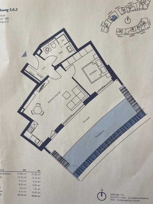 2 Zi. Garten, 18 qm Terrasse, Video ansehen, Küche, Fußbodenheizung, 3,5 Jahre alt, LAN-Anschluss,
