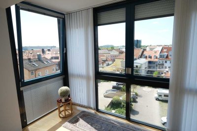 Seniorengerechte 3-Zimmer-Wohnung mit Stadtblick in Deggendorf
