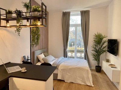 Voll möbliertes Apartment in zentraler Lage mit Balkon (Kernsanierung 2022)