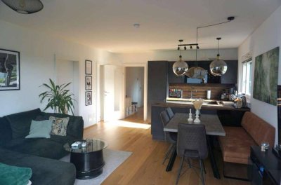 Stilvolle Neubauwohnung mit 18 m² Balkon &amp; Top-Ausstattung