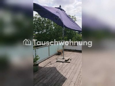 Tauschwohnung: Terassenwohnung gegen 2 Zimmer Wohnung