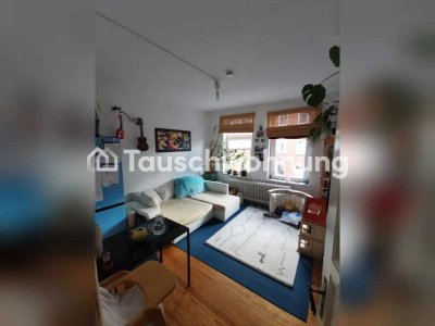 Tauschwohnung: Schöne 2 Zimmerwohnung mit Balkon, Dielenboden gegen 2-4 Zi
