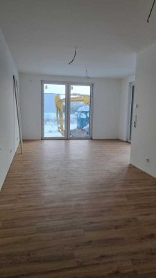 Erstbezug in Voxtrup: Exklusive 2ZKB EG-Wohnung mit Terrasse + Stellplatz im Neubau