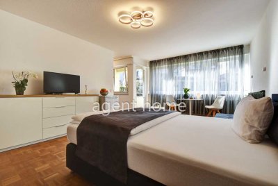MÖBLIERT -HELL UND RUHIG - 1-Zimmer-Apartment mit Balkon