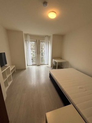 Möblierte 1-Raum-Wohnung mit Balkon in Worms direkt an der FH