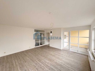 Lindenbergviertel! Frisch renoviert,  2- Zimmer mit Balkon und neuwertiger Einbauküche