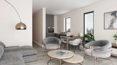 Ankommen & wohlfühlen: Moderne Terrassenwohnung mit Garten