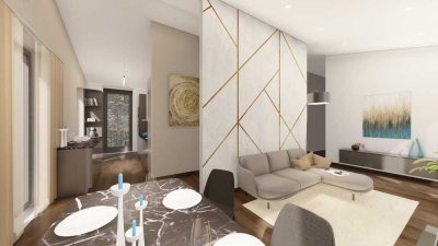 Exklusives Penthouse mit großer Dachterrasse in Germering – 3 Zimmer, KfW-40 Standard