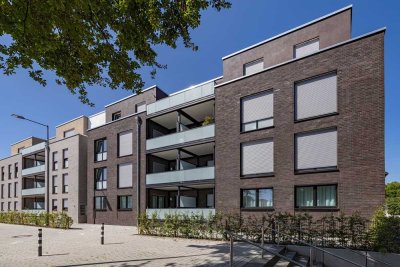 Stilvolle 2-Raum-Hochparterre-Wohnung mit gehobener Innenausstattung mit Balkon und EBK in Krefeld