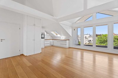 Stilvolle, lichtdurchflutete 3-Zimmer-Wohnung mit Weitblick & Garage in der Friedrichstraße