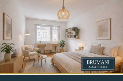 BRUMANI | Zentrale 2 Zimmer Wohnung mit Balkon und Einbauküche nahe der Dreisam in Freiburg
