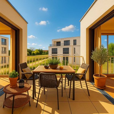 Penthouse-Feeling mit großartigem Ausblick