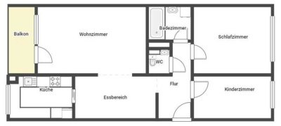***ALPENBLICK*** Sonnige 3-Zimmer-Wohnung mit Balkon als Kapitalanlage