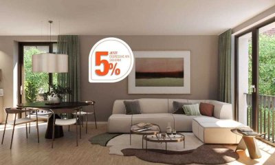 Im begehrten Stuttgarter Westen: Neubau-Wohnung mit EH-40 QNG, 3 Zimmer, 2 Badezimmer und Garten