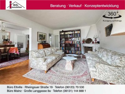 Wiesbaden 1A Lage große ETW in Bestlage, zum Leben/Arbeiten 2.OG + DG, 2 Eingänge