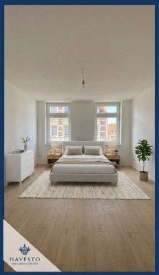 Einziehen & wohlfühlen: Frisch renovierte 3-Zimmer-Wohnung mit  Einbauküche und Balkon