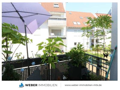 Hofheim STADT, obere FUSSGÄNGER-Zone, 1 ZKB Wohn-TRAUM mit Parkett, moderner EBK tollem SONNEN-Ba...