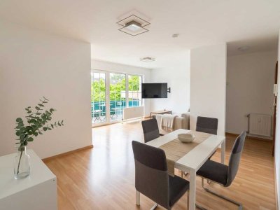 3-Zimmer-Wohnung mit zwei Balkonen, Tiefgaragenstellplatz und Keller