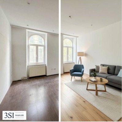 Wohntraum zum Gestalten: 2 Zimmer Altbauwohnung mit Abendsonne