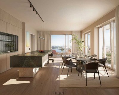 Geheimtipp HafenCity: 3 Zimmer im 11. OG mit Elb- & Stadtblick