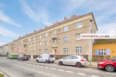 IMMOBERLIN.DE - Gepflegte Altbauwohnung in ruhiger Lage mit Garten beim Spektepark